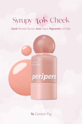 Perıpera Syrupy Tok Cheek 14 Cotton Fig