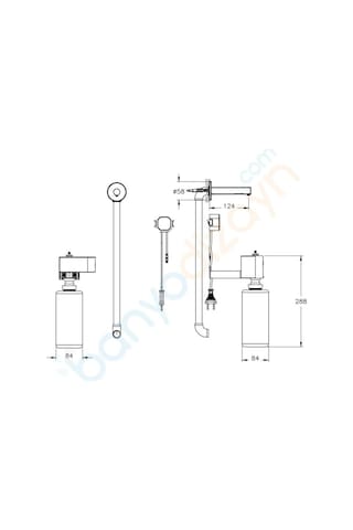 VitrA Origin A44700 Temazsız Sıvı Sabunluk, Elektrikli, Krom