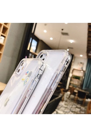 Teknomoda iPhone 15 Kılıf Düz Simsiz Sulu Apple Uyumlu iOS İkon Silikon Facebook