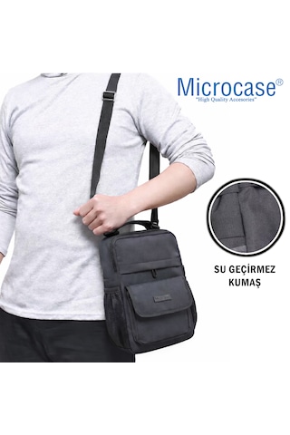 Microcase Scooter Bisiklet Motosiklet Çantası 20x30 Cm Al5536 Siyah