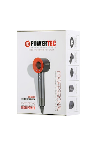 Powertec TR-3333 Plazma Fön Makinesi