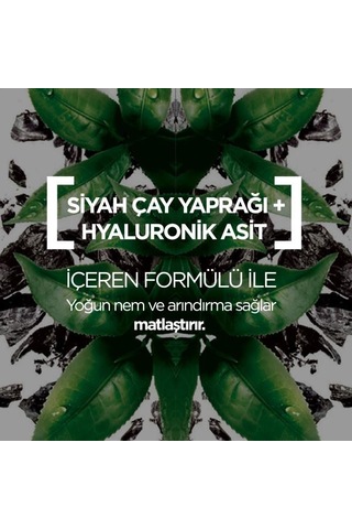 Garnier Saf Kömür Siyah Kağıt Yüz Maskesi Parlama Karşıtı