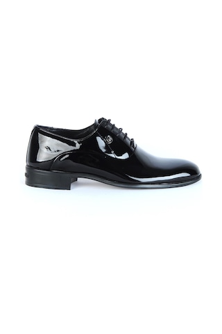 Pierre Cardin 7017 Groom Siyah Rugan Erkek Klasik Ayakkabı 001
