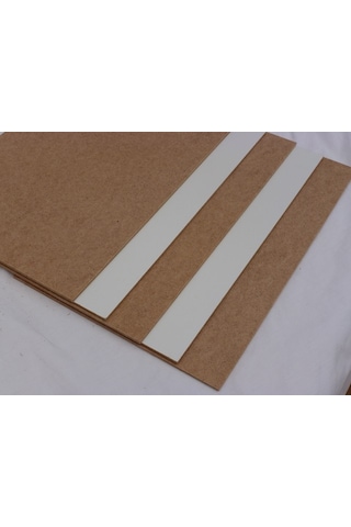 Mobilreyon 5 Adet 3 MM 35x50 CM Beyaz Mdf Duralit