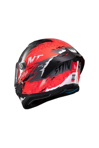 Mt Helmets Stınger Ardent C5 Kapalı Kask Mat Kırmızı - Siyah