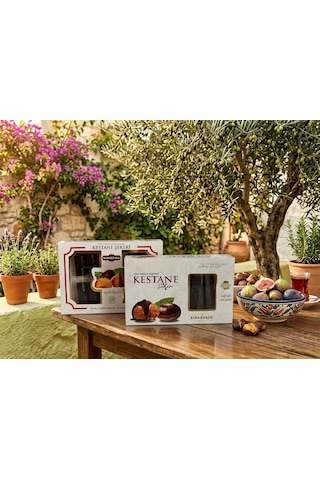 Çikolata Kaplamalı Kestane Şekeri 2 Li Set 125 Gr + 240 G
