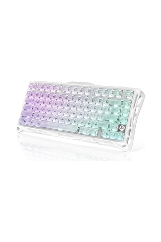 Gravastar Mercury K1 Lite Rgb Kablosuz Mekanik Gaming Klavye, İngilizce Q, Crystal Aurora