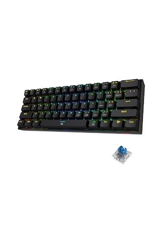 Redragon K630-RGB Mavi Switch Kablolu Mekanik Oyuncu Q Klavye