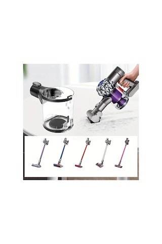 Motion003 V6 Dc58 Dc59 Dc62 Dc74 Toz Haznesi Yedek Parca A Veya B Arayuzlu Sefaf Plastik Vakum Temizleyici