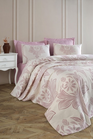 Doğal Pike Baskılı Çift Kişilik Jumbo Gülkurusu Gülkurusu