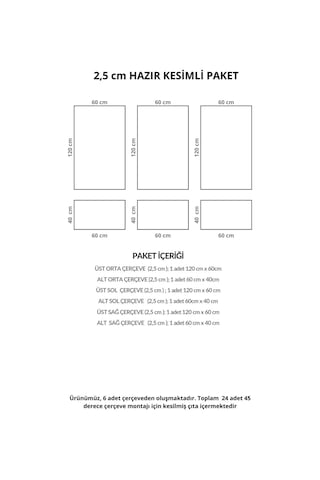 Diecor Boyanabilir Dekoratif Her Alana Uygulanabilir Hazır Duvar Çıtası Turkuaz 2,5 Cm Model:xa270