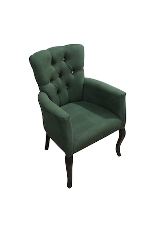 Bengimobilya Berjer Lükens Aslan Ayak Model Parlak Yeşil Baby Face Kumaş Kapit Yeşil