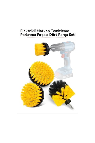 5 Parça Elektrikli Matkap Fırçası Temizleme Fırçası Seti