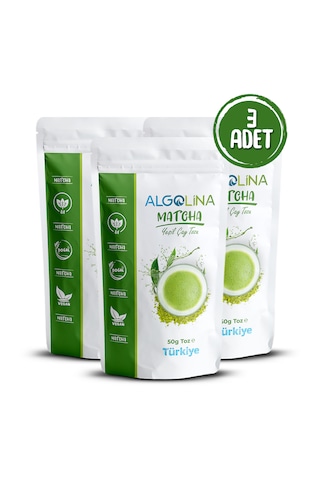 Algolina Matcha Yeşil Çay Tozu 3 x 50 G