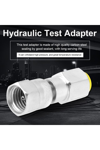 Wezone Hidrolik Sistemi Basınç Tespiti İçin G1/4 Ve M16 2 İç Vida Test Bağlantısı - Yüksek Basınç Dayanıklı, Lecksiz Kapama