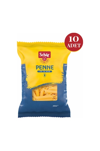 Schar Penne Glutensiz Kalem Makarna 10 x 250 G