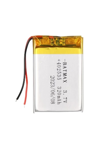 Powermaster 402535 3.7v 320mah Lityum Polimer Li-po Batarya Ciklet Pil