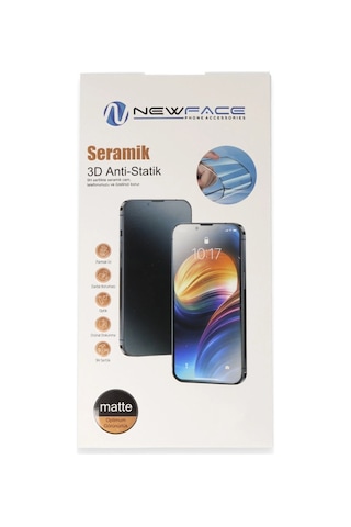 Apple iPhone Uyumlu 16 Pro 3d Antistatik Mat Seramik Nano Ekran Koruyucu - 100