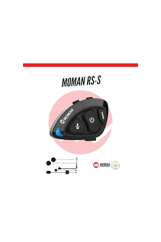 Moman Rs-s Motosiklet İnterkomu Tek Kanallı