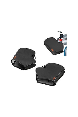 Primepickings Meso Rock Mg1105 Elektrikli Bisiklet Güneş Koruyucu Eldiven, Açık Yaz Gidon Başlığı, Siyah Diğer