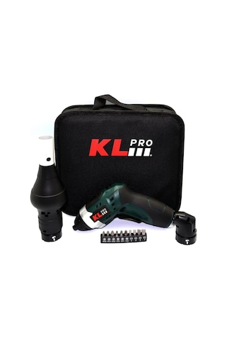 Klpro KLNM3413 3.6 V Li-Ion Şarjlı Tornavida + Köşe Adaptörü