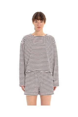Inguz Stripe %100 Pamuk T-shirt Çizgili