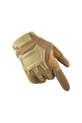 Kosona Erkekler İçin Kış Motosiklet Eldiveni - Ultra İnce Fiber, Isı Sağlama, Dokunmatik Ekran Uyumlu, Xl Krem Renk 1 Çift