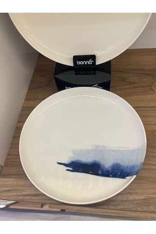 2'li Blue Wave Hygge 28cm Çukur Tabak 1500 Cc Risotto / Salata / Gourmet /sulu Yemek / Servis Çok Renkli