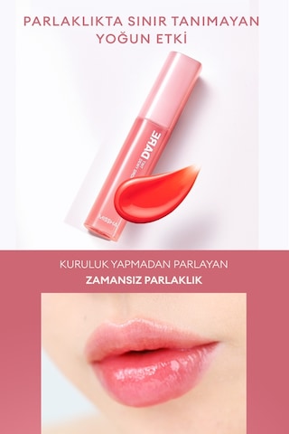 Missha Uzun Süre Kalıcı Nemli Bitiş Sunan Parlak Tint Dare Tint Dewy Drop Baby Coral