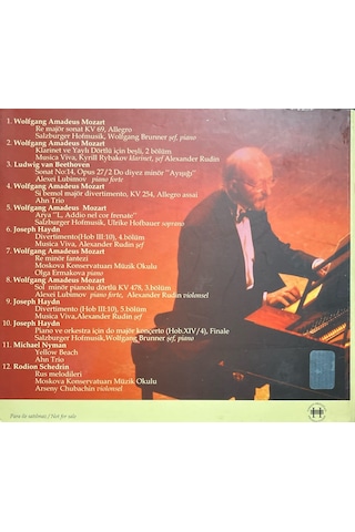Müzik Cd'sidir Plak Değildir Cd Mozart Günleri Aya İrini Cd