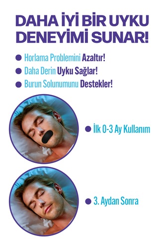 Wealtivo Ağız Bandı Horlama Önleyici Uyku Bandı 30 Adet