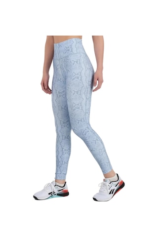 Reebok Id Traın Aop Tıght Mavi Kadın Tayt Mavi