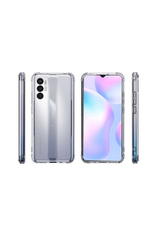 Tecno Pova 3 Kılıf Darbe Önleyici Anti Shock Özellikli Kamera Korumalı 2mm Silikon Ogaa Şeffaf