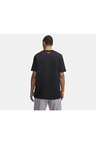 Under Armour Ua M Varsity Crest Ss Erkek Günlük Tişört 6009249-001 Siyah Siyah