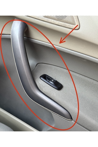 Ford Fiesta Mk7 Kapı Kolu Kaplaması Sağ Sol Set 2009-2017 Dış Kapı Kolu Trim Kapağı Oem 8a61-a24184-bcw Gri