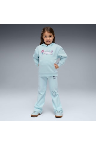 Puma X Gabbys Dollhouse Çocuk Geniş Paça Tayt 634929 48 Mavi