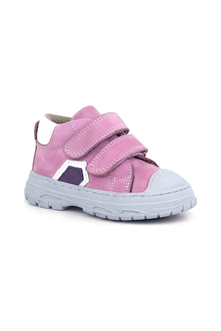 Rakerplus Tails Hakiki Deri Pembe Cırtlı Çocuk Spor Bot Pembe