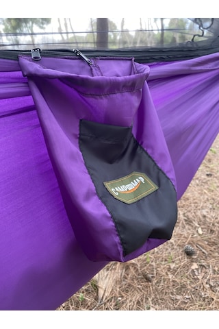 Camp And Map Cibinlikli Hamak 175 Kg Taşıma - Mor Mor