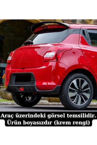 Suzuki Swift Spoiler - Spoyler Rüzgarlık Plastik Bagaj Üstü Ek