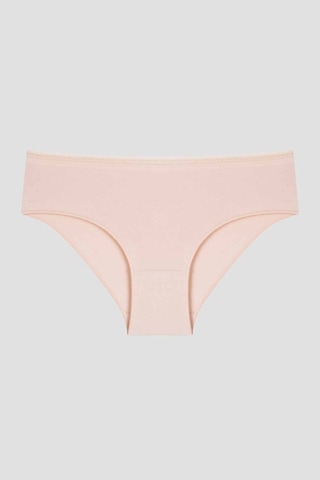 Easy Dantelli V Şekilli Brazilian Külot Pembe