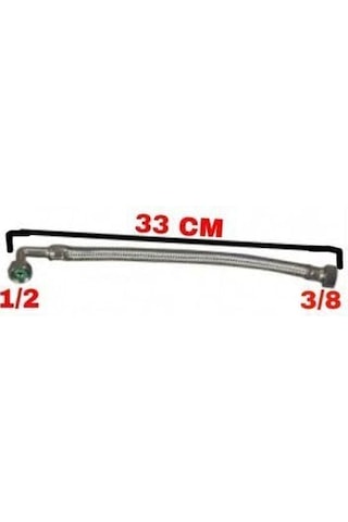 Gömme Rezervuar Dirsekli Şamandıra Bağlantı Fleksi 3/8-1/2 30cm Diğer