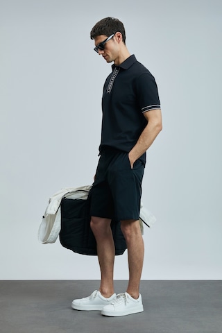 Lufian Luus Spor Erkek Chino Şort Slim Fit Siyah Siyah 111210080100100 Siyah