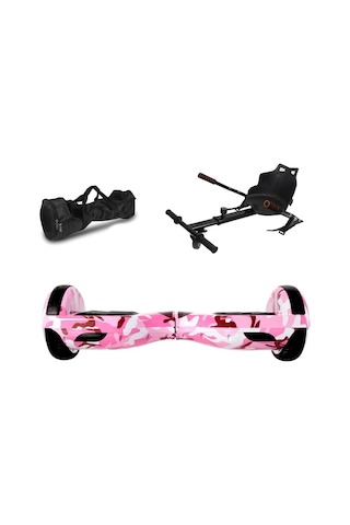 Citymate Elektrikli Kaykay Hoverboard Akıllı Denge 6.5 Inch + Hoverkart + Çanta Extrem Paket D05