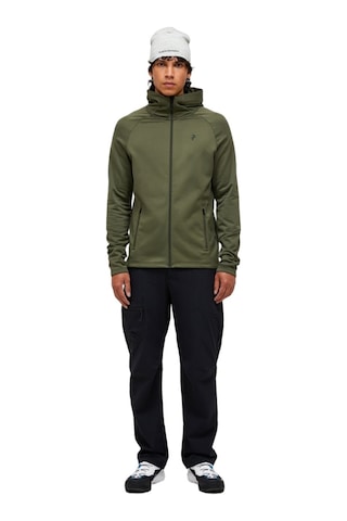 Peak Performance Peak Performance Rider Essentials Zip Hood Erkek Yeşil Fleece 35709