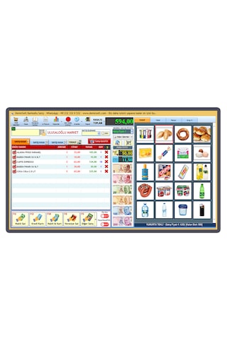 Kablosuz Barkod Okuyucu Fiş Yazıcı Barkodlu Satış Programı