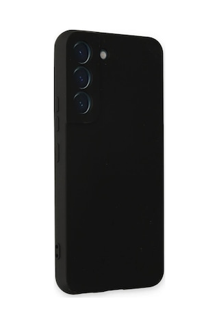 Samsung Galaxy S22 Kılıf Nano İçi Kadife Silikon - Siyah Altın