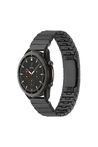 Galaxy Watch 46mm Otomatik Klipsli Lüx Metal Kordon