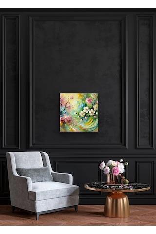 İlkbahar Mevsimi Kanvas Tablo 60x60cm