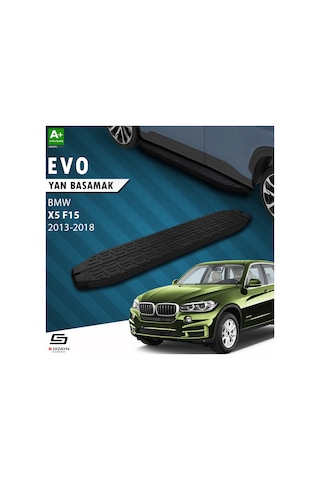 S-dizayn Bmw X5 F15 Evo Siyah Yan Basamak 193 Cm 2013-2018
