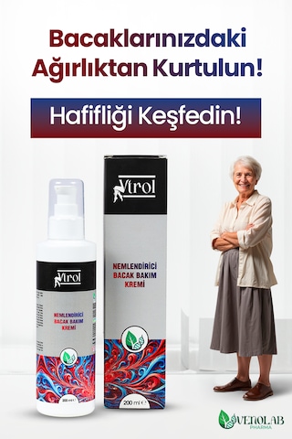 Vtrol Nemlendirici Bacak Bakım Kremi 200 ML